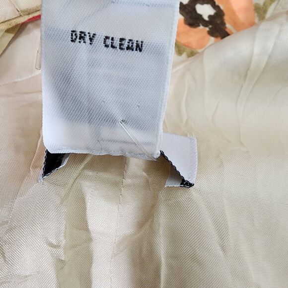 Ann Taylor LOFT Womens Dress Size 12 Fit and Flare Cotton Floral Halter V Neck - Picture 9 of 10